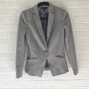 H&M blazer lightweight grey jersey - size 4